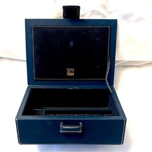 Dooney & Bourke Black and Navy Clutch